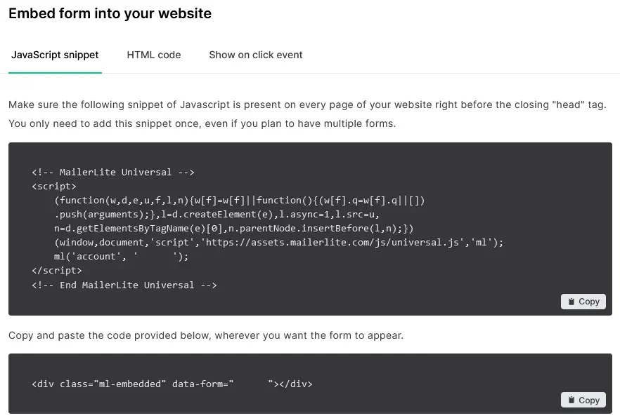 MailerLite Launchlotsen